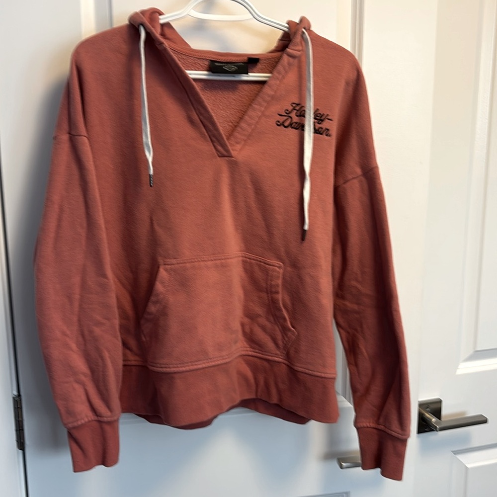 Harley Davidson Coral Colored Hoodie